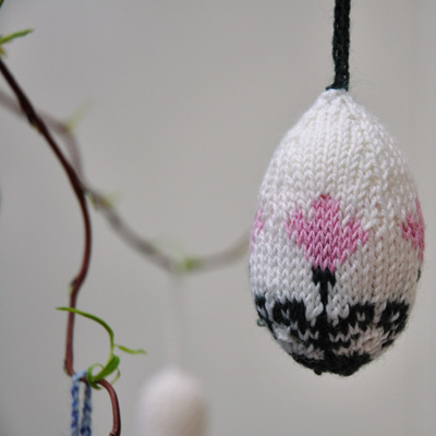 Lees meer over het artikel Gebreid ei met patroon – Knitted egg with pattern
