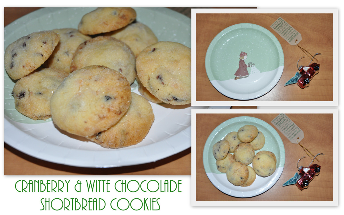 Lees meer over het artikel Cranberry-witte chocolade koekjes – Cranberry white chocolate shortbread cookies